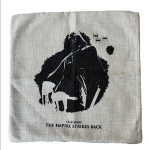Star Wars Linen Screen Print Pillow Cover
